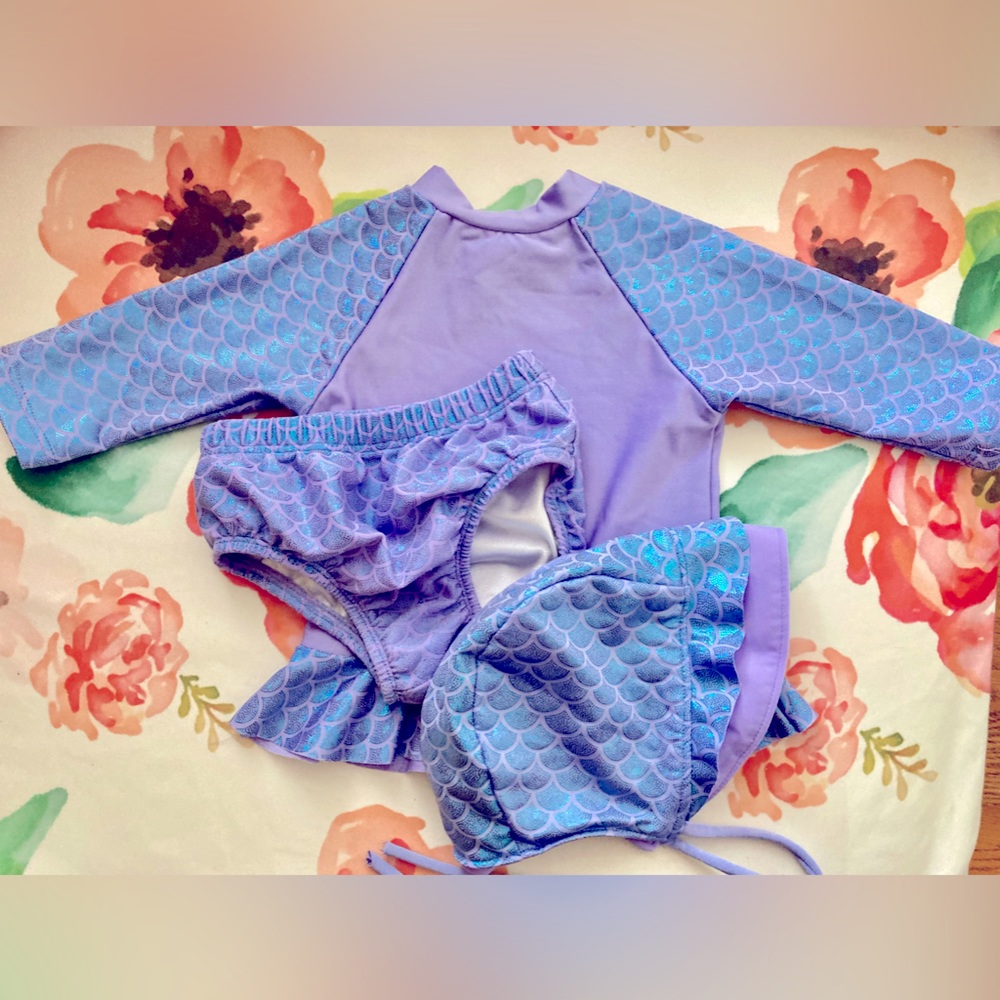 Boutique Shebop Custom mermaid swim suit XS